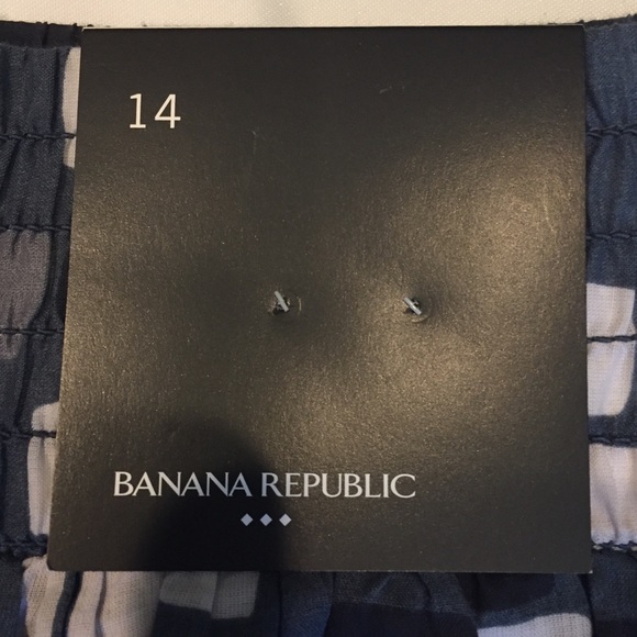 Banana Republic Factory Grey Print Cotton Skirt 14 - Picture 3 of 6